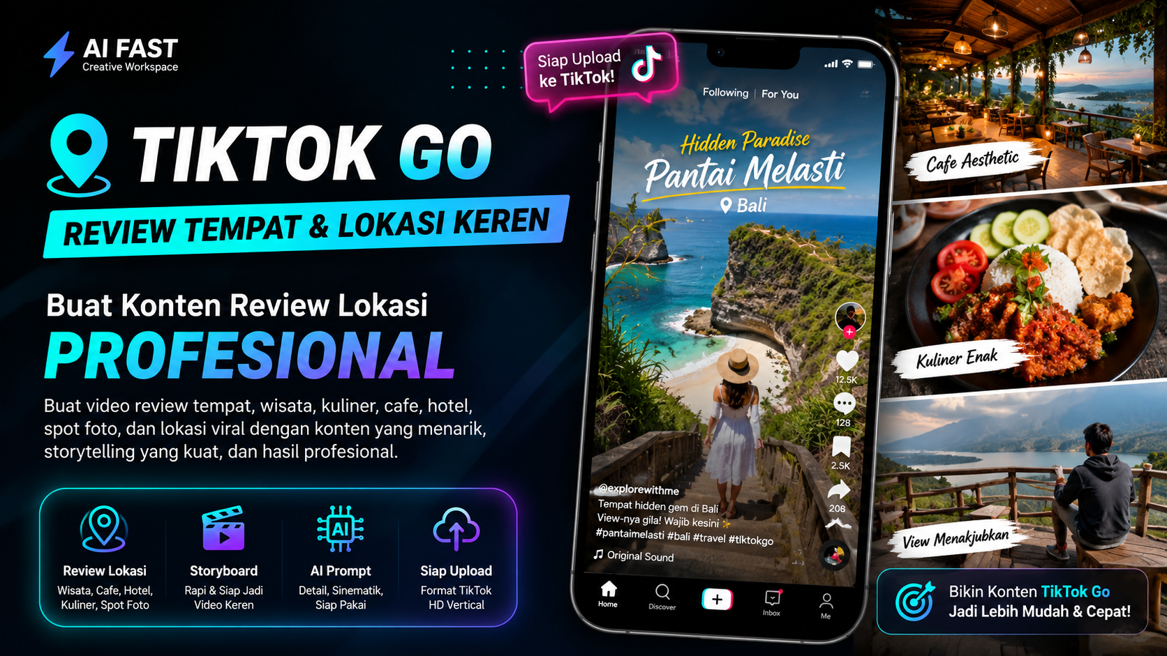 TikTok Go Review Lokasi